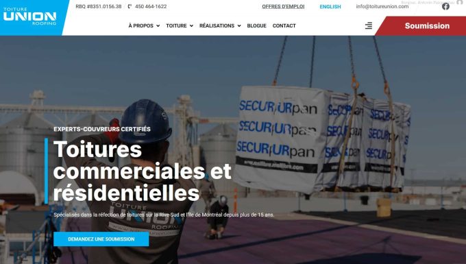 Expertise en toiture à Montréal : Toiture Union