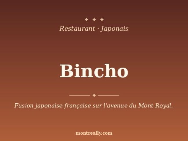 Bincho