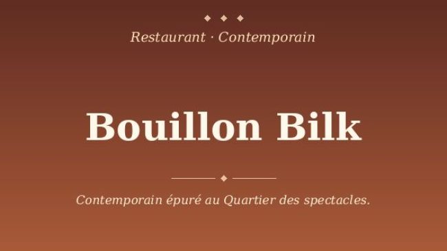 Bouillon Bilk