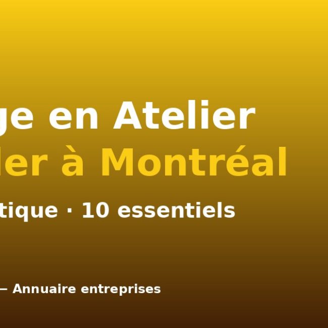 Aménager son garage en atelier à Montréal en 2026 : guide pratique