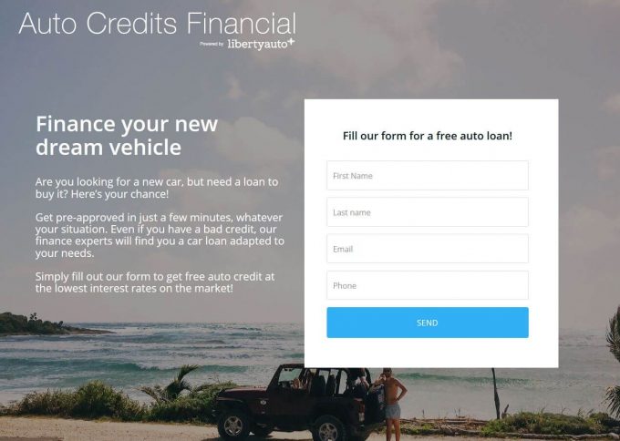 Auto credit financial