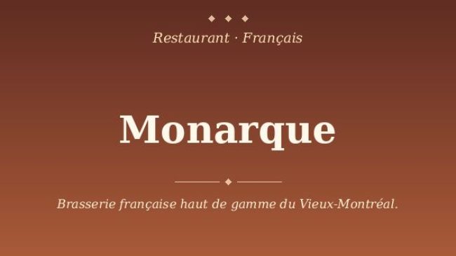 Monarque